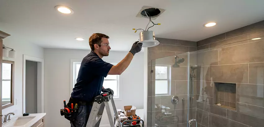 Bathroom and Shower Recessed Lighting Installation in Chattanooga