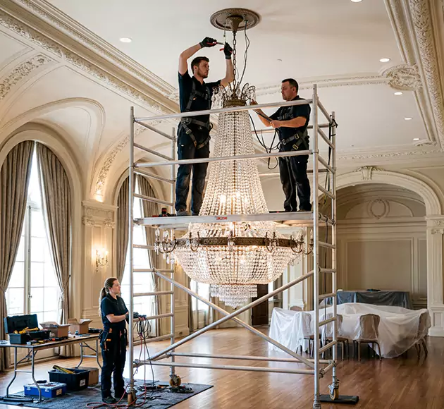 Professional Chandelier Installation: Your Local Fixture Team in Chattanooga, TN
